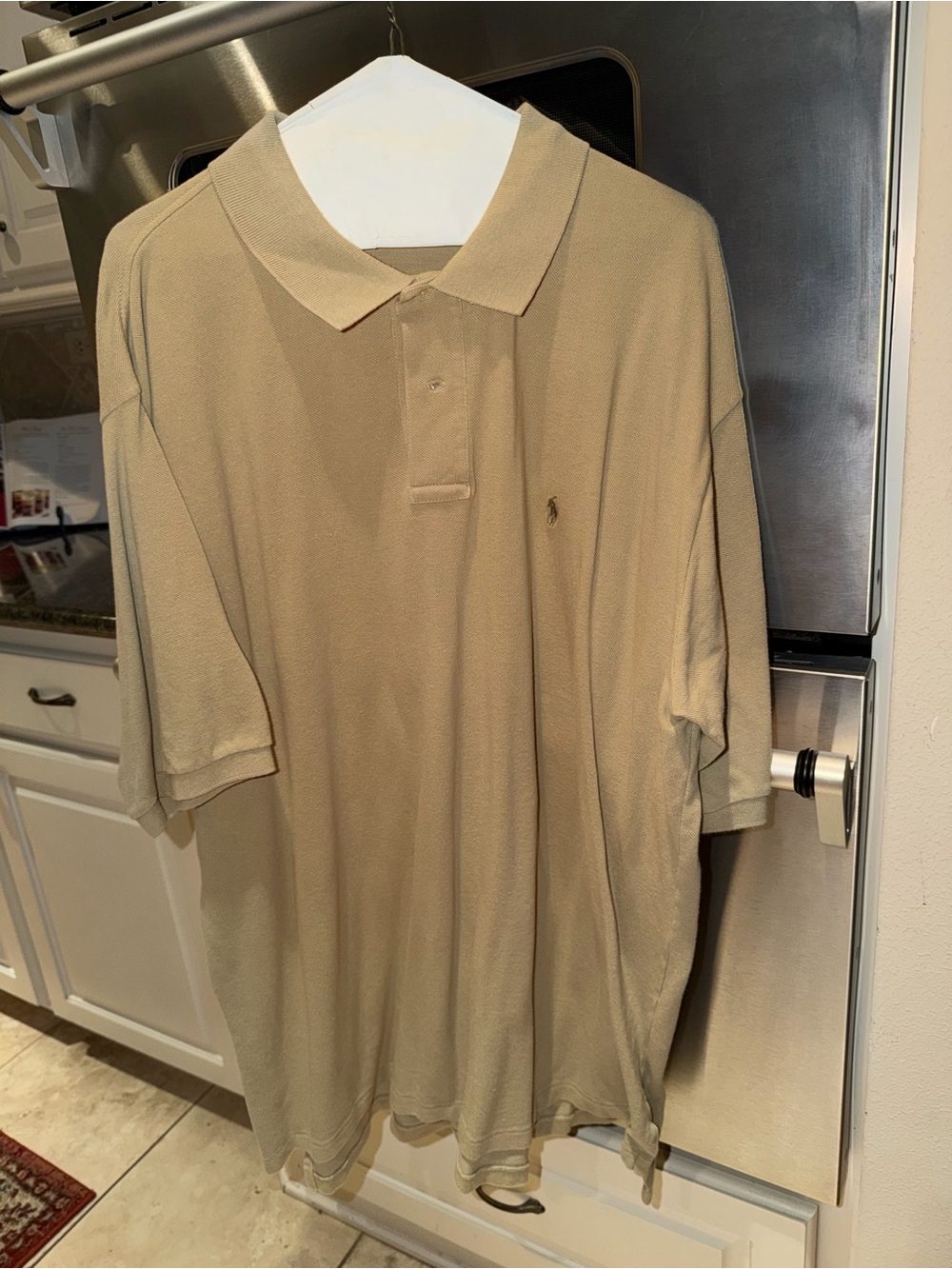 Polo by Ralph Lauren Tan Men's Short-Sleeve Polo